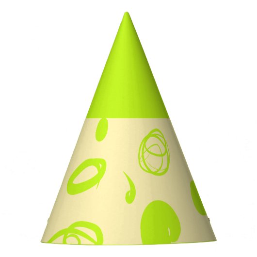 Lineaire patronen en spikkelontwerp Pet Partij Feesthoedjes (Voorkant)