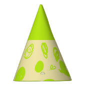 Lineaire patronen en spikkelontwerp Pet Partij Feesthoedjes (Rechts)