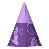 Lineaire patronen en spikkelontwerp Pet Partij Feesthoedjes (Achterkant)