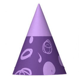 Lineaire patronen en spikkelontwerp Pet Partij Feesthoedjes