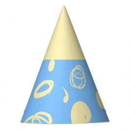 Lineaire patronen en spikkelontwerp Pet Partij Feesthoedjes