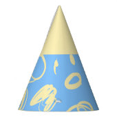 Lineaire patronen en spikkelontwerp Pet Partij Feesthoedjes (Links)