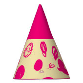 Lineaire patronen en spikkelontwerp Pet Partij Feesthoedjes (Rechts)