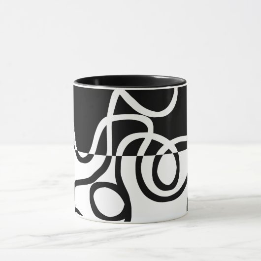 Lineaire Persuasion I: Abstract Zwart & Wit Mok (Midden)