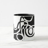 Lineaire Persuasion II: Abstract Zwart & Wit Mok (Midden)