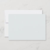 Lineaire RSVP-kaart | Grijze Jade RSVP Kaartje (Achterkant)