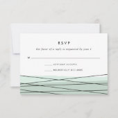 Lineaire RSVP-kaart | ZEE RSVP Kaartje (Voorkant)