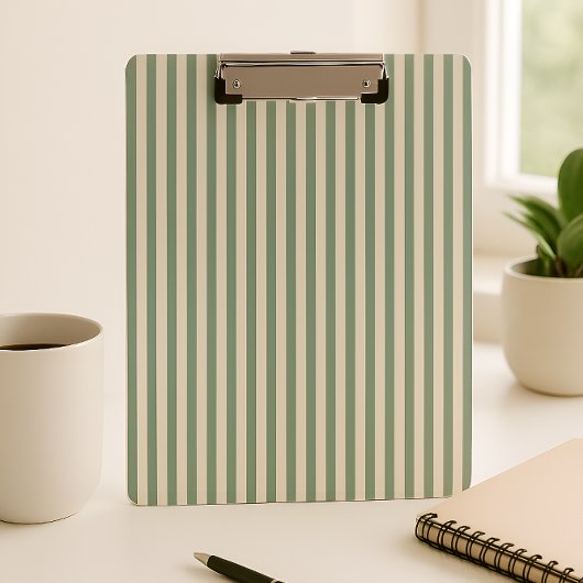 Lineaire taakfase groen klembord