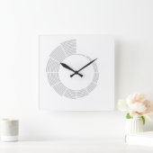 Lineaire uurklok vierkante klok (Huis)