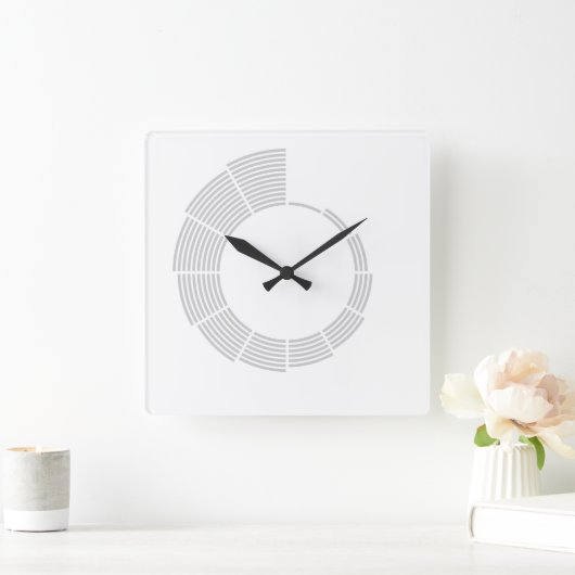 Lineaire uurklok vierkante klok (Huis)
