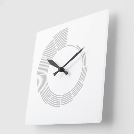 Lineaire uurklok vierkante klok (Hoek)