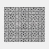 Lineaire wervelwirls Fleece Blanket Deken (Voorkant (Horizontaal))