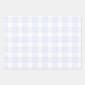Linear Blue Lines And Stripes Pattern Papers Inpakpapier Vel (Voorkant 3)