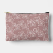 Linear Orchid | Floral Dusty Pink Etui (Voorkant)