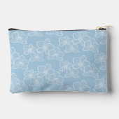 Linear Orchid | Floral Sky Blue Etui (Achterkant)