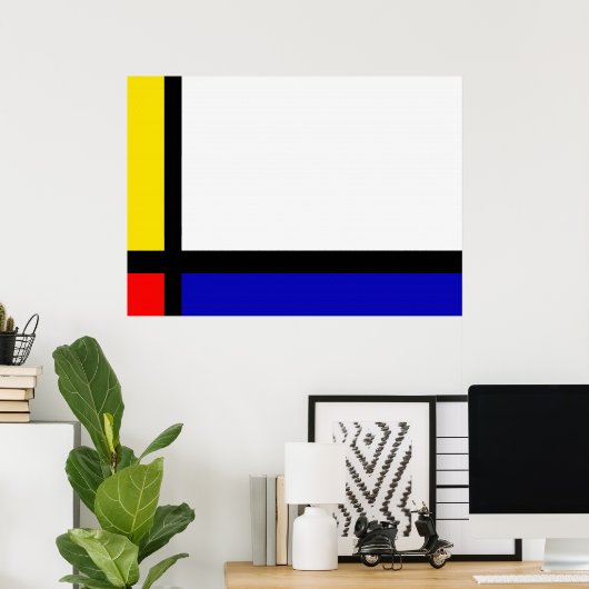 Lineart Poster (Thuiskantoor)