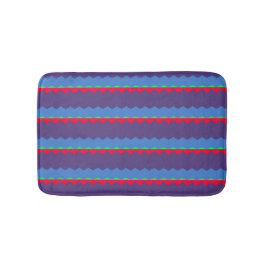 lineas en zigzag badmat