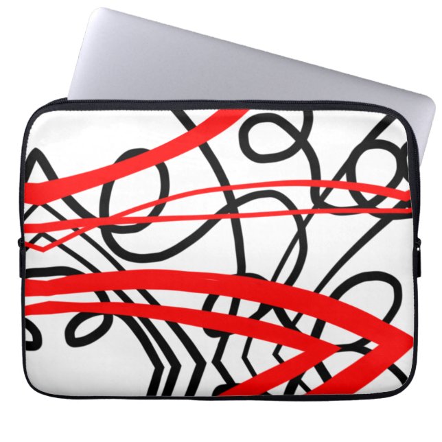 lineas laptop sleeve (Voorkant)