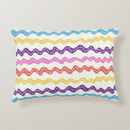 Lineas multicolores accent kussen