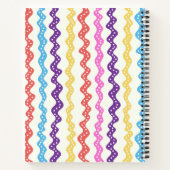 Lineas multicolores notitieboek (Achterkant)