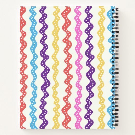 Lineas multicolores notitieboek (Achterkant)