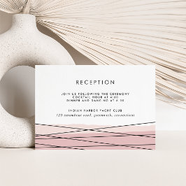 Lineation Blush Receptie Invoegen Kaart