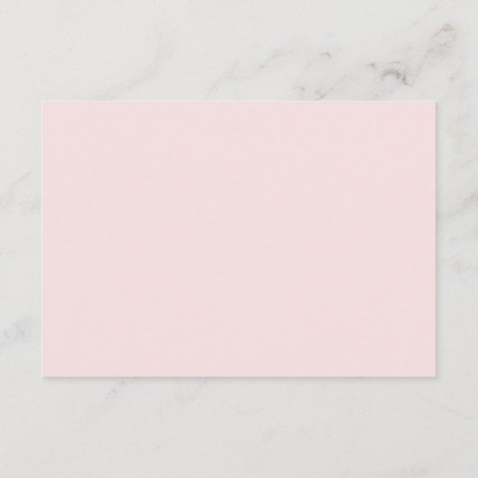 Lineation Receptie invoegen Kaart | Blush en zwart (Achterkant)