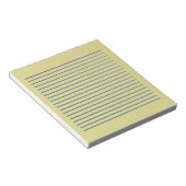 Lined Beige Notitieblok (Schuin)