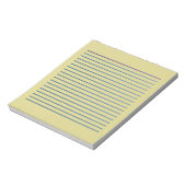 Lined Beige Notitieblok (Linkerzijde)