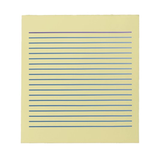 Lined Beige Notitieblok (Voorkant)