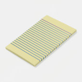 Lined Beige Post-it® Notes (Schuin)