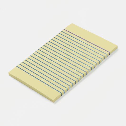 Lined Beige Post-it® Notes (Schuin)