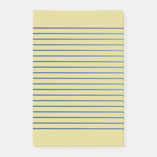Lined Beige Post-it® Notes (Voorkant)