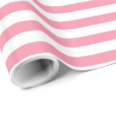 Lined Design Pink Sherbet Cadeaupapier (Rol Hoek)