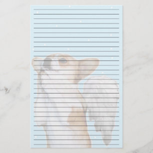 Lined Dott Angel Stationery Briefpapier