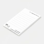 Lined Large 4"x6" Notes for Veterinarians (Schuin)