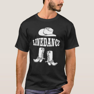 Linedance Fan Western Country Line Dance Cadeft T-shirt