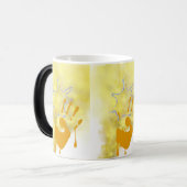 Linee morbide e armoniose magische mok (Voorkant links)