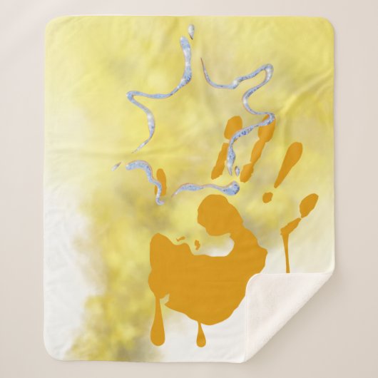 Linee morbide e armoniose sherpa deken (Voorkant)