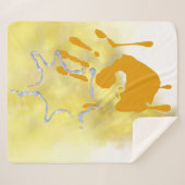 Linee morbide e armoniose sherpa deken (Voorkant (horizontaal))