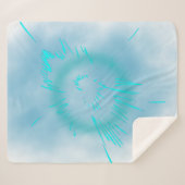 Linee morbide e armoniose sherpa deken (Voorkant (horizontaal))