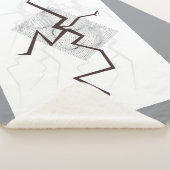 Linee morbide e armoniose sherpa deken (3/4)