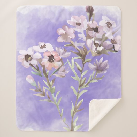 Linee morbide e armoniose sherpa deken (Voorkant)