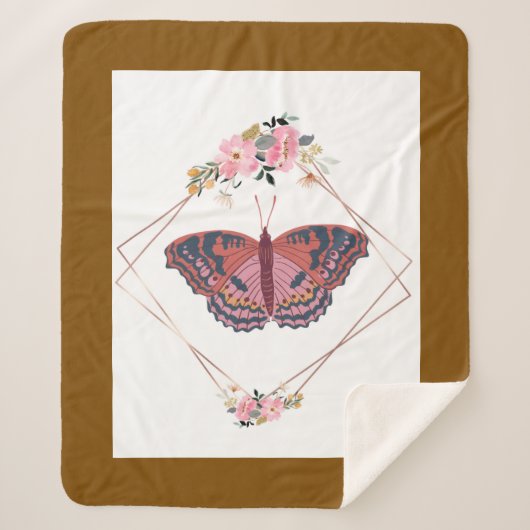 Linee morbide e armoniose sherpa deken (Voorkant)