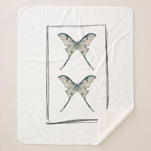 Linee morbide e armoniose sherpa deken (Voorkant)