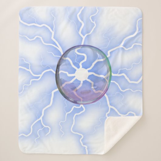 Linee morbide e armoniose sherpa deken (Voorkant)