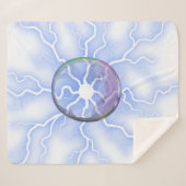 Linee morbide e armoniose sherpa deken (Voorkant (horizontaal))