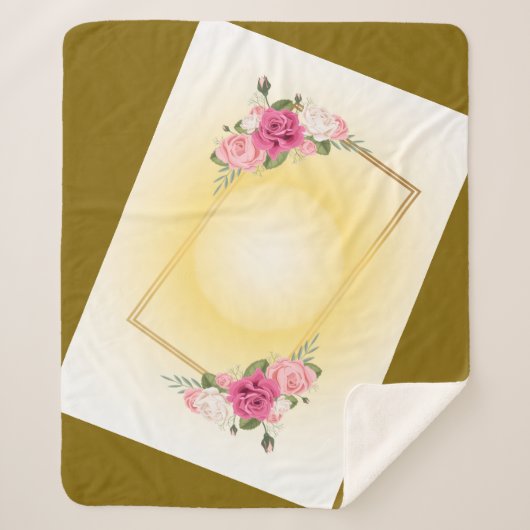 Linee morbide e armoniose sherpa deken (Voorkant)