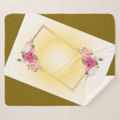 Linee morbide e armoniose sherpa deken (Voorkant (horizontaal))