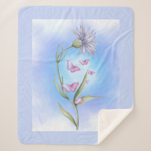 Linee morbide e armoniose sherpa deken (Voorkant)